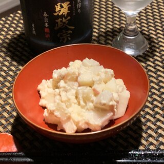 白ワインに日本酒に、梨と林檎の白和え